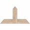 Ekena Millwork Portland Smooth Timber Gable Bracket, Douglas Fir, 36"W x 21"H x 3 1/2"D x 5 1/2"F, 14/12 Pitch GBW036X21X0406POR00SDF - alternate 1